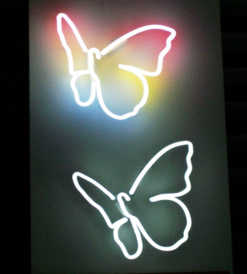 The Butterfly Effect - Steven Cole Neon Artist