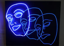 Mixed Emotions - Neon Art by Steven Cole